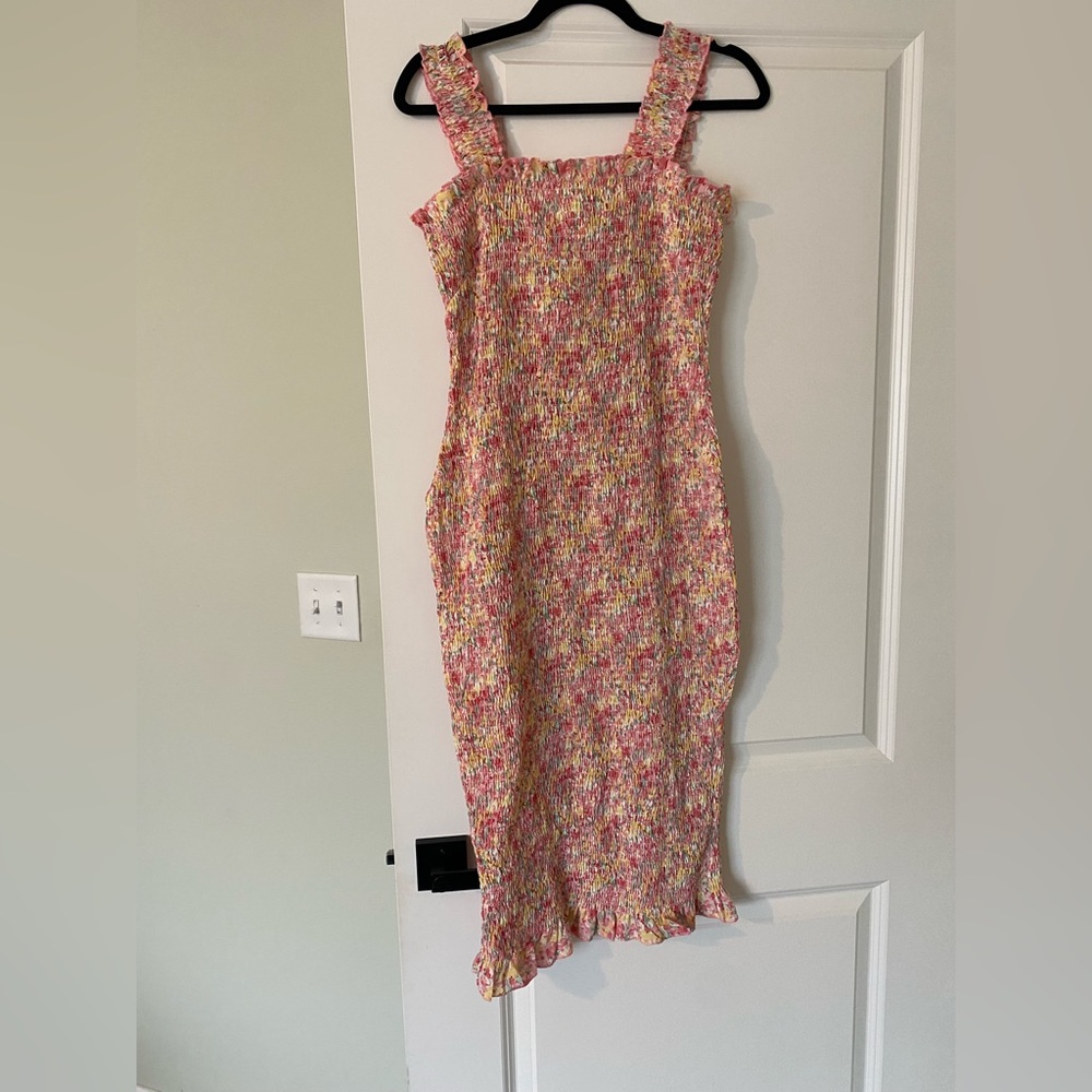 Petal & Pup Axara dress- pink floral. AUS size 14, US SIZE 10. NWT